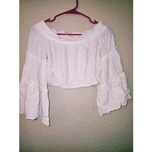Peasant style crop top